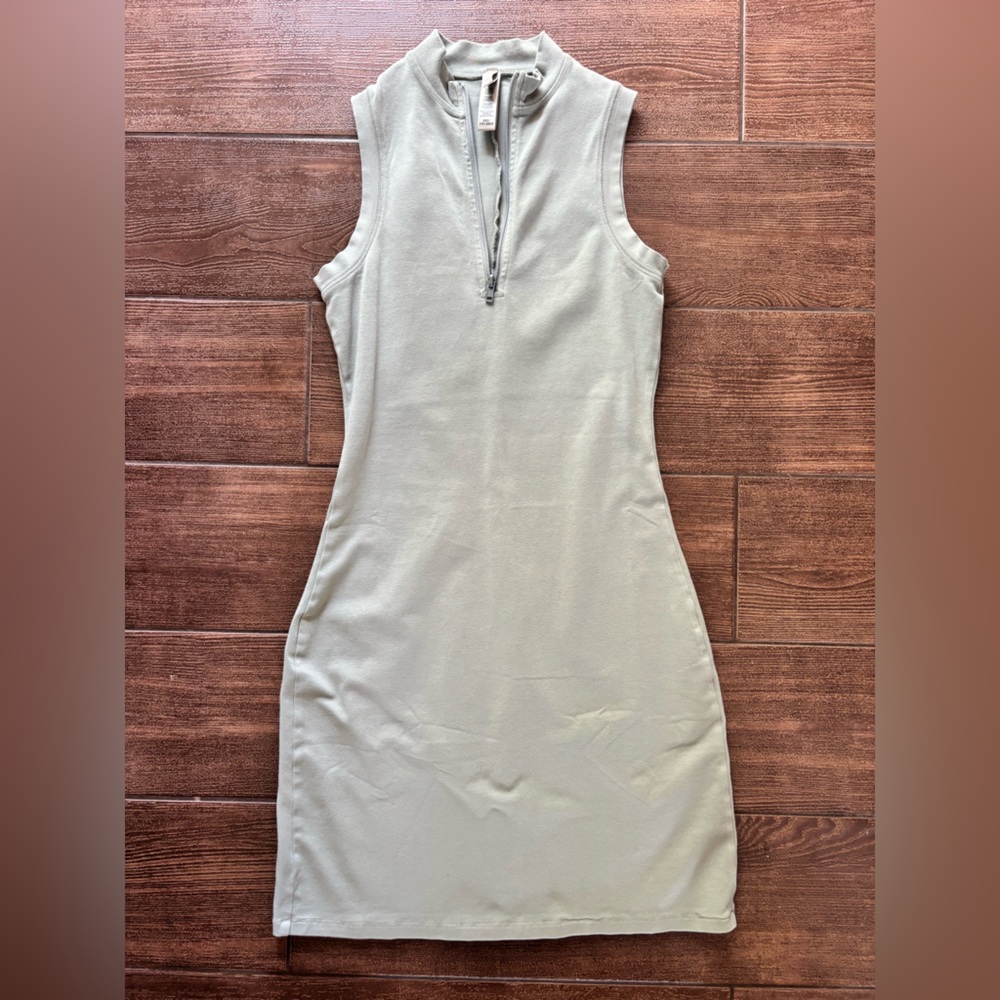 SKIMS Sleeveless Sage Mini Dress